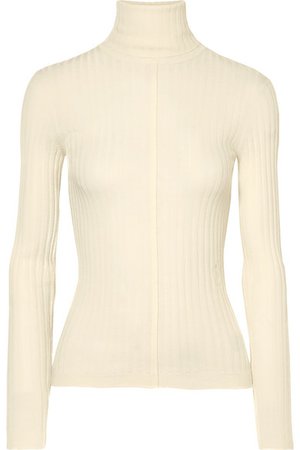 Chloé | Ribbed wool turtleneck sweater | NET-A-PORTER.COM