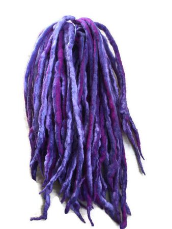 Purple dreads
