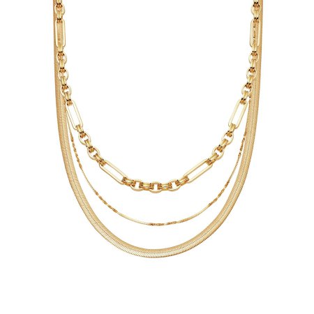 Gold Axiom & Snake Chain Necklace Set | Missoma Limited