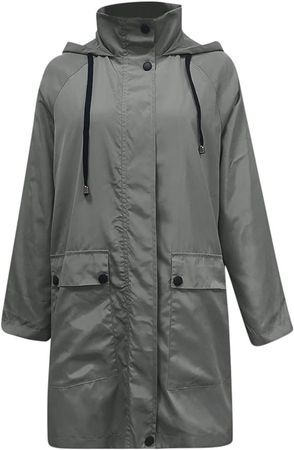 Amazon.com: Jackets Raincoat Womens Adjustable Coat Waterproof Windproof Windbreaker Rain Rain Fleece Shirt Womens : Clothing, Shoes & Jewelry