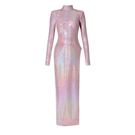 Candice Holographic Pink Dress | Aggi | Wolf & Badger