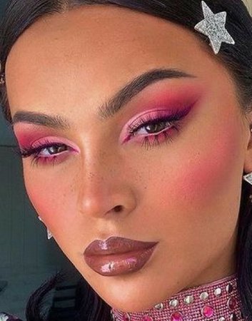 pink make-up