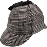 Tweed Sherlock Holmes Deerstalker Hat | Angel Clothing