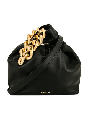 DeMellier London Santa Monica Chain Bag in Black | REVOLVE