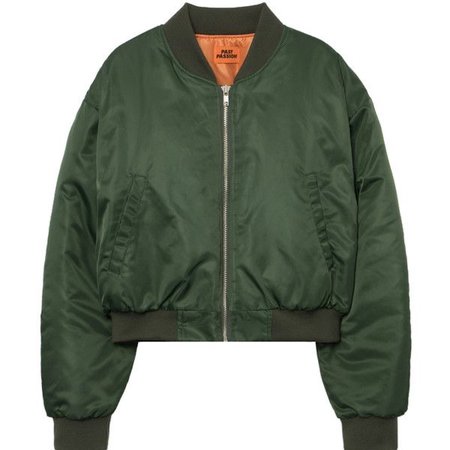 Zip-Front Extended Sleeve Bomber Jacket ($40)