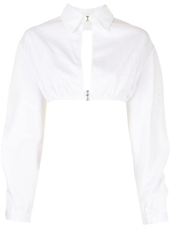 Dion Lee cut-out Cropped Shirt - Farfetch