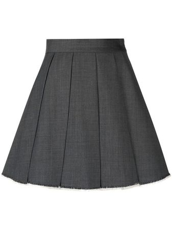 SHUSHU/TONG pleated A-line skirt