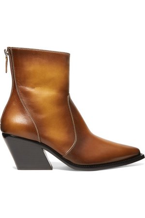 Givenchy | Leather ankle boots | NET-A-PORTER.COM