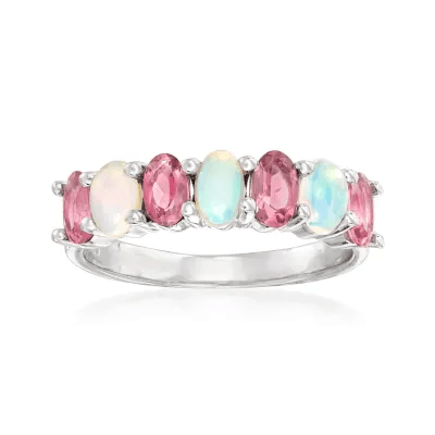 Opal gemstone ring