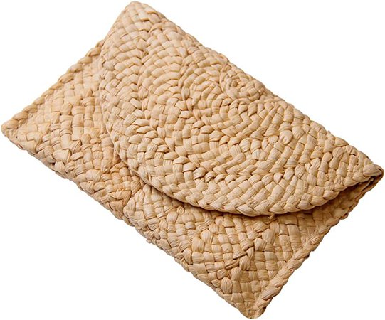 Freie Liebe Straw Clutch Purses for Women Summer Beach Bags Envelope Woven Clutch Handbags: Handbags: Amazon.com