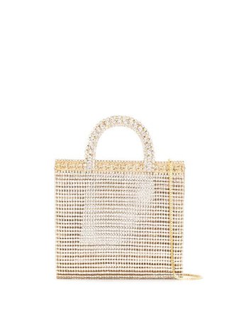 Shop Rosantica gem-embellished mini bag with Express Delivery - FARFETCH