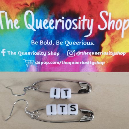 Share your pronouns with flair! Pronoun earrings... - Depop