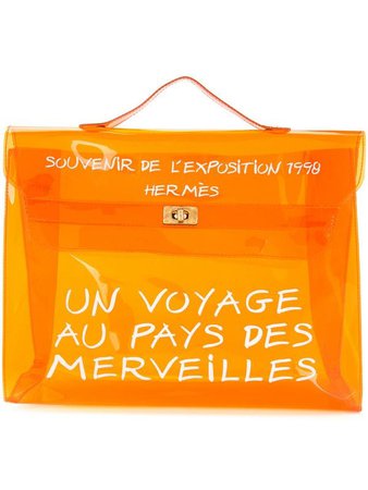 Hermès Pre-Owned Vinyl Kelly beach bag $1,757 - Buy VINTAGE Online - Fast Global Delivery, Price