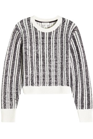 Printed Pullover with Merino Wool Gr. S