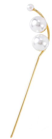 Gold Pearl Hairpin