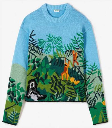 Hand embroidered jumper Kenzo