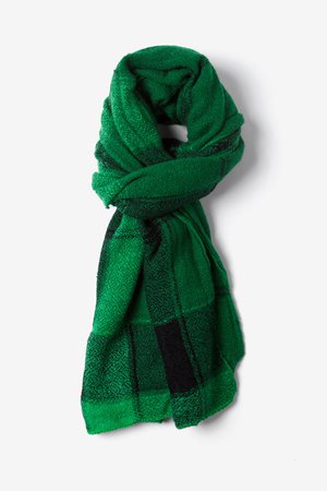 Choose green scarf which is Eco –Friendly – StyleSkier.com