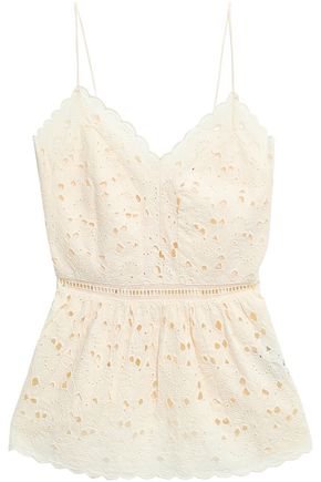Kris broderie anglaise cotton camisole | BA&SH | Sale up to 70% off | THE OUTNET