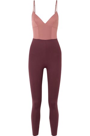 Ernest Leoty | Ilona color-block stretch-jersey jumpsuit | NET-A-PORTER.COM