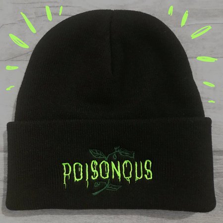 Poisonous Beanie | Etsy