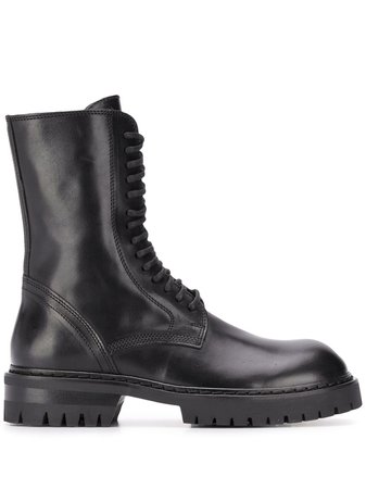 Ann Demeulemeester lace-up Army Boots - Farfetch