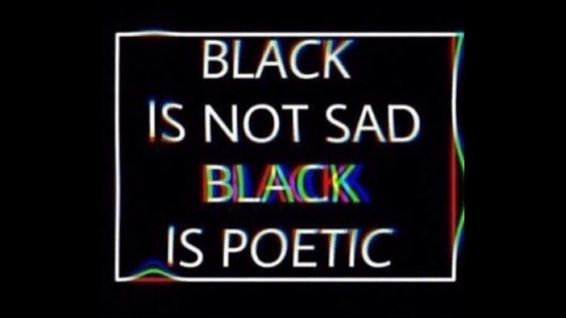 Black is poetic