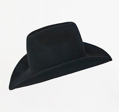 The Attico Black Cowboy Hat