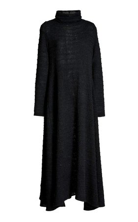 The Row Blanche Textured Silk Midi Dress