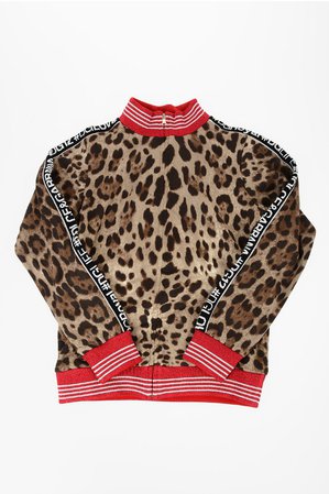 Dolce & Gabbana Kids Leopard Printed Sweatshirt girls - Glamood Outlet