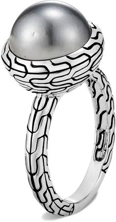 Classic Chain Tahitian Pearl Ring