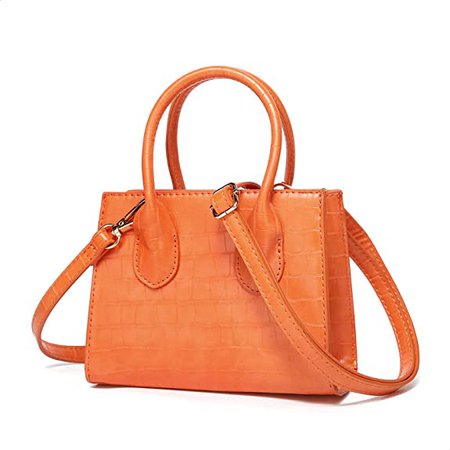 CATMICOO Trendy Mini Purse for Women, Small Handbag and Mini Bag with Crocodile Pattern (Black): Handbags: Amazon.com