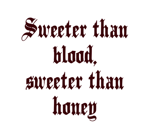 vampire blood text quote filler