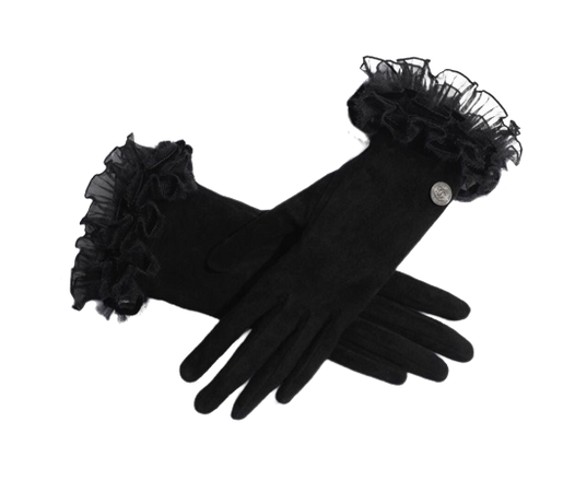 elegant gothic gloves