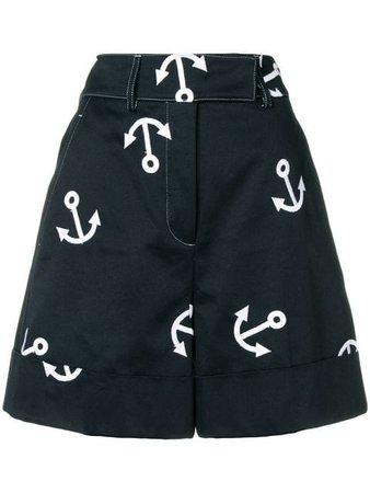 Thom Browne Anchor Embroidery Short $990 - Shop AW19 Online - Fast Delivery, Price
