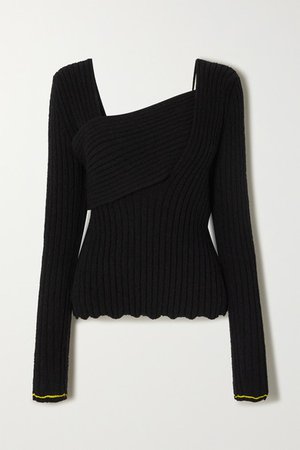 Bottega Veneta | Ribbed cotton-blend sweater | NET-A-PORTER.COM