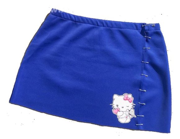 Blue Hello Kitty Skirt