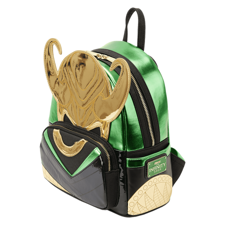 Buy Marvel Metallic Loki Cosplay Mini Backpack at Loungefly.
