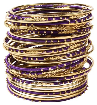 purple and gold bracelets - Pesquisa Google