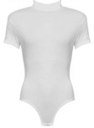 White Turtleneck Bodysuit