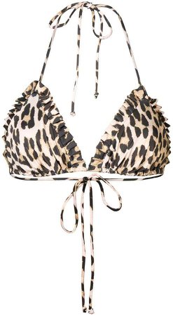 leopard-print bikini