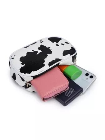 Cow Pattern Crossbody Bag | SHEIN USA