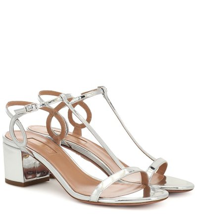 Almost Bare 50 leather sandals