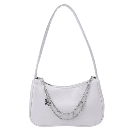 White Butterfly Chain Purse