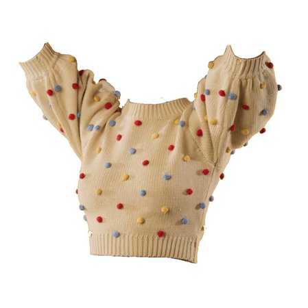 fashionbrandcompany | clown knit top