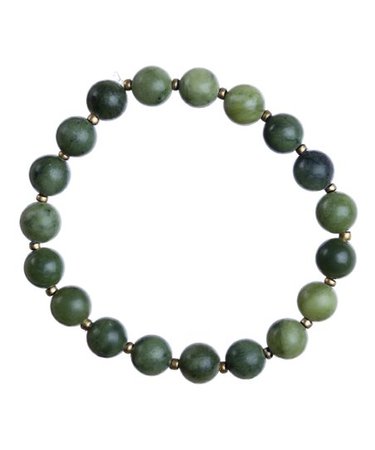 Bops! Reconstituted Jade Stretch Bracelet | zulily