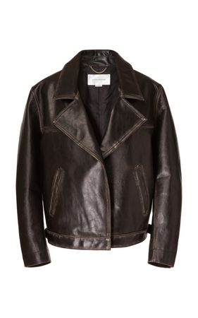 Oversized Leather Biker Jacket By Victoria Beckham | Moda Operandi