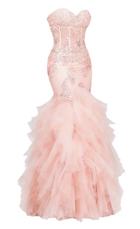 Dress Long pink mermaid