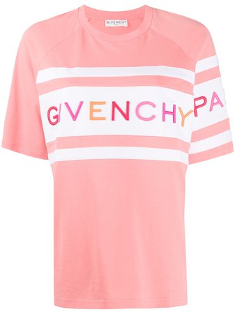 Givenchy Embroidered Logo Oversized T-Shirt Ss20 | Farfetch.com