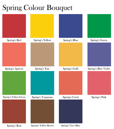 Color Me a Season Spring's Colour Bouquet