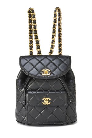 black Chanel backpack - Google Search